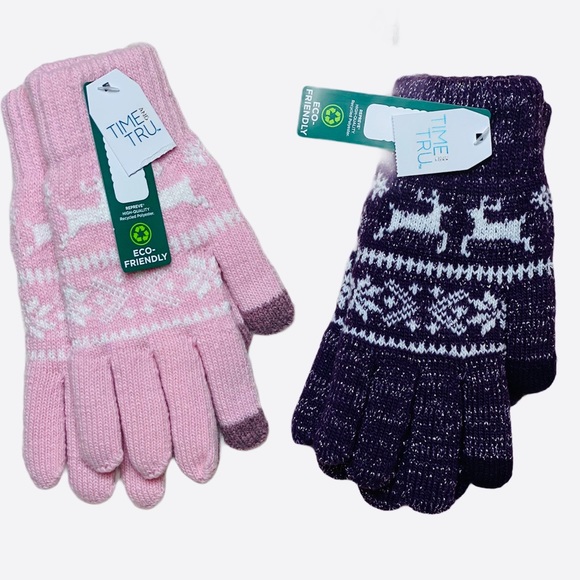 Time and Tru Accessories - Time and Tru Fleece Lined Gloves NEW